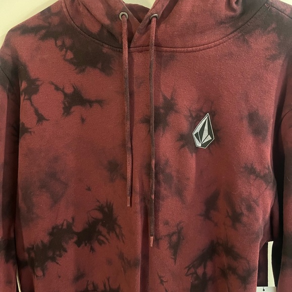 Volcom Red Tie-Dye Hoodie - Picture 2 of 3